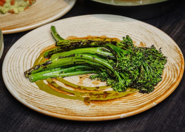 Smoked Broccolini.